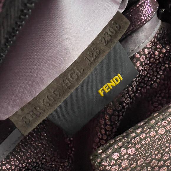 Fendi Metallic Purple Baguette - Picture 5 of 8